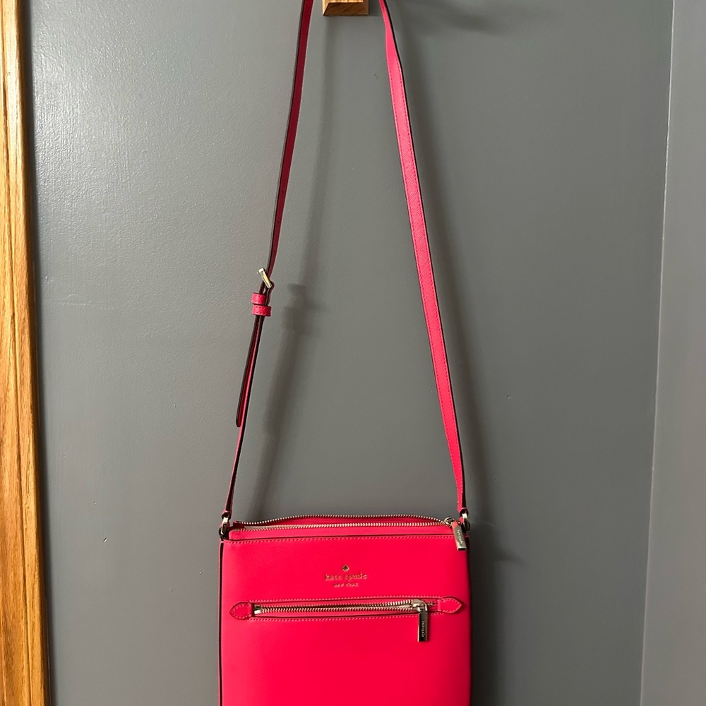 Kate Spade Vibrant Pink Sadie Large Crossbody Bag